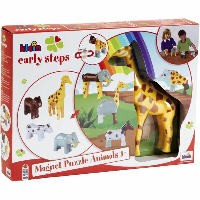 Klein Animaux magnétiques Funny Puzzle - 4 grands animaux Klein Animaux magnétiques Funny Puzzle - 4 grands animaux