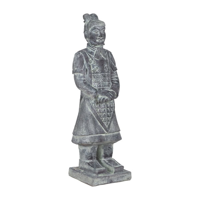 Figurine Décorative Gris Guerrier 41 x 33,5 x 122 cm Figurine Décorative Gris Guerrier 41 x 33,5 x 122 cm