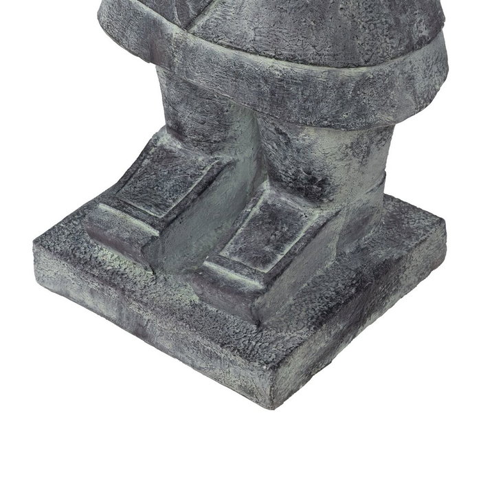 Figurine Décorative Gris Guerrier 41 x 33,5 x 122 cm Figurine Décorative Gris Guerrier 41 x 33,5 x 122 cm