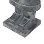 Figurine Décorative Gris Guerrier 41 x 33,5 x 122 cm