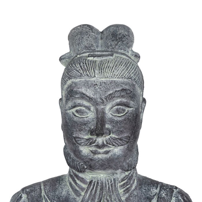 Figurine Décorative Gris Guerrier 41 x 33,5 x 122 cm