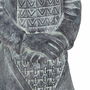 Figurine Décorative Gris Guerrier 41 x 33,5 x 122 cm