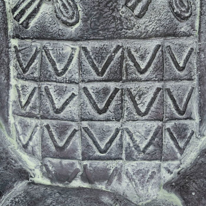 Figurine Décorative Gris Guerrier 41 x 33,5 x 122 cm