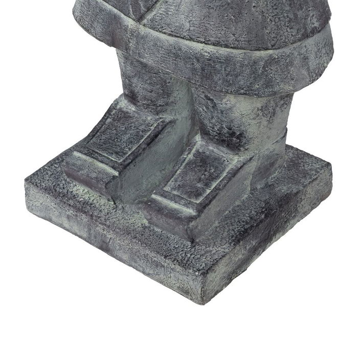 Figurine Décorative Gris Guerrier 41 x 33,5 x 122 cm