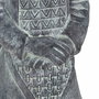 Figurine Décorative Gris Guerrier 41 x 33,5 x 122 cm