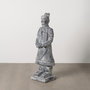 Figurine Décorative Gris Guerrier 41 x 33,5 x 122 cm