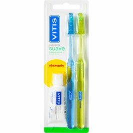 Vitis Cepillo Interdentál Duplo Suave + Blanc 15 ml - Brosse de Précision pour Nettoyage des Espaces Dentaires
