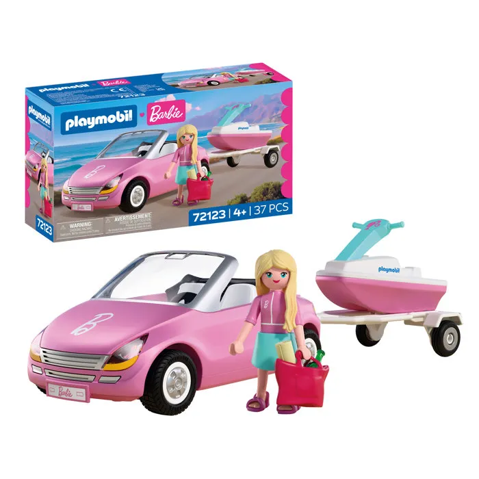 Playmobil Barbie Cabriolet & scooter de mer