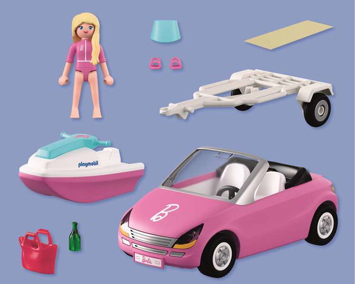 PLAYMOBIL Barbie Descapotable avec moto aquatique PLAYMOBIL Barbie Descapotable avec moto aquatique
