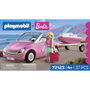 Playmobil Barbie Descapotable avec Moto Aquatique 72123 - Jeu d'Eau et Plage, Langue Espagnole, +4 Ans