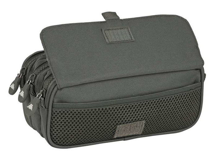 Kappa Basics Portatodo Triple Big - Sac de rangement pliable en polyester 600D - Gris - 21.5x10x8 cm