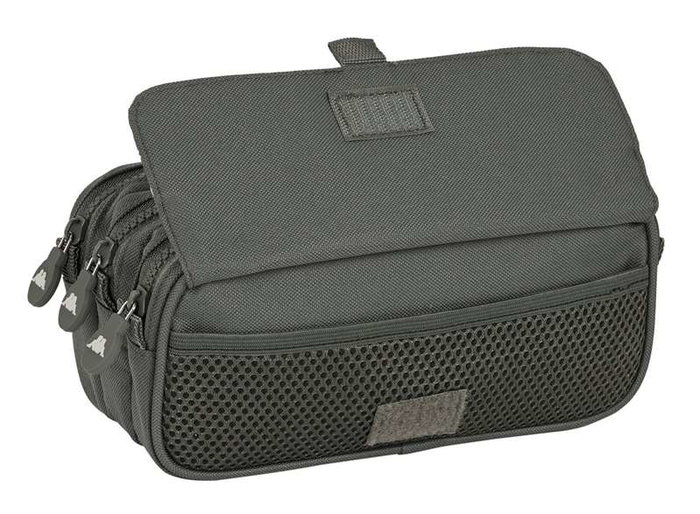 Kappa Basics Portatodo Triple Big - Sac de rangement pliable en polyester 600D - Gris - 21.5x10x8 cm