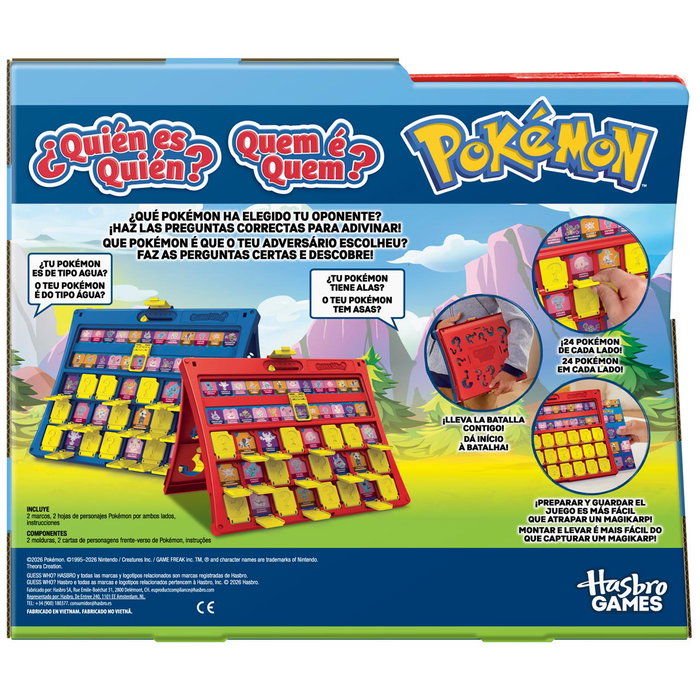 Hasbro Games Qui est qui ? Édition Pokémon