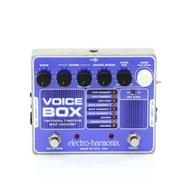 EHX Voice Box Pédale d'effets Vocoder et Harmony Machine avec alimentation 9,6V DC