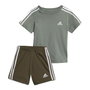 Ensemble de Sport pour Bébé Adidas 3 Stripes Sport Bleu 37,5
