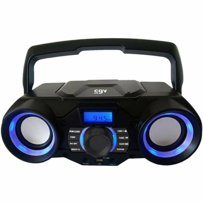CGV CD SG-1 Radio CD portable Bluetooth 5.0, USB et SD