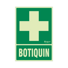 DUVER Signalétique BOTIQUIN en plastique 297x210 mm
