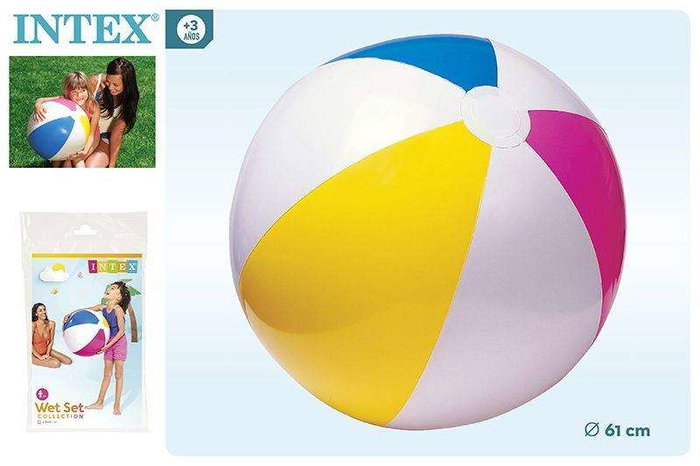 Intex - Ballon gonflable pour enfants, 61 cm de diamètre, PVC, pour + 3 ans (36 mois)