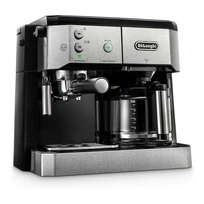 Delonghi BCO421.S Machine à café Espresso et Filtre Argent/noir Delonghi BCO421.S Machine à café Espresso et Filtre Argent/noir