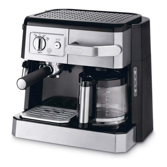 Delonghi BCO421.S Machine à café Espresso et Filtre Argent/noir Delonghi BCO421.S Machine à café Espresso et Filtre Argent/noir
