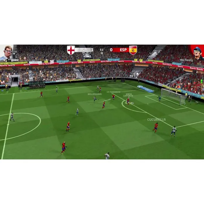 Just For Games Sociable Soccer Champions Kit pour Switch 1 & 2 + Grips Ballon - Jeu Nintendo Switch