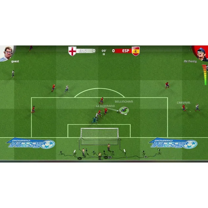 Just For Games Sociable Soccer Champions Kit pour Switch 1 & 2 + Grips Ballon - Jeu Nintendo Switch
