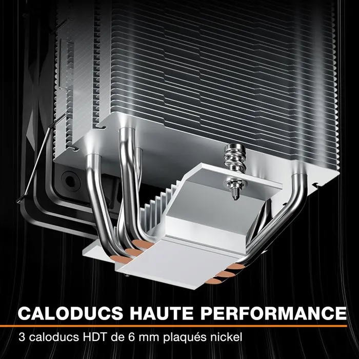 Be Quiet! Pure Rock Slim 3 - Ventirad CPU pour configurations PC compactes - Ventilateur 100 mm - Système de montage intuitif