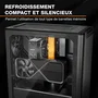 Be Quiet! Pure Rock Slim 3 - Ventirad CPU pour configurations PC compactes - Ventilateur 100 mm - Système de montage intuitif