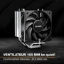Be Quiet! Pure Rock Slim 3 - Ventirad CPU pour configurations PC compactes - Ventilateur 100 mm - Système de montage intuitif