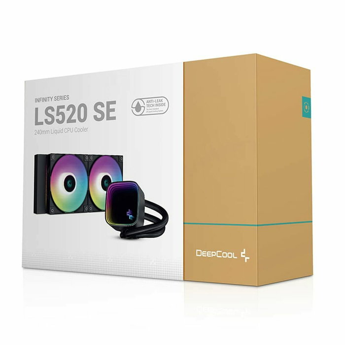 Deepcool LS520 SE Kit de refroidissement liquide AIO 2x120mm ARGB Noir Métallique Deepcool LS520 SE Kit de refroidissement liquide AIO 2x120mm ARGB Noir Métallique