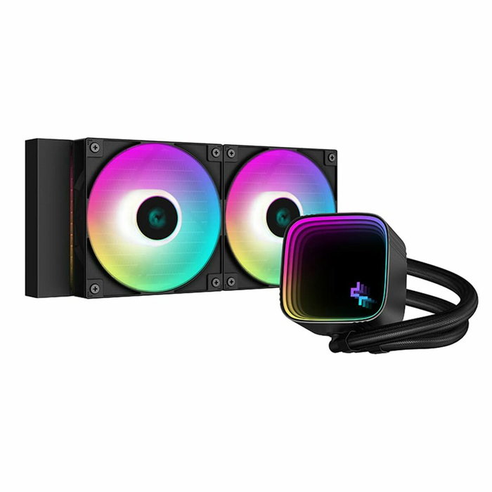Deepcool LS520 SE Kit de refroidissement liquide AIO 2x120mm ARGB Noir Métallique Deepcool LS520 SE Kit de refroidissement liquide AIO 2x120mm ARGB Noir Métallique