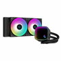 Deepcool LS520 SE Kit de refroidissement liquide AIO 2x120mm ARGB Noir Métallique