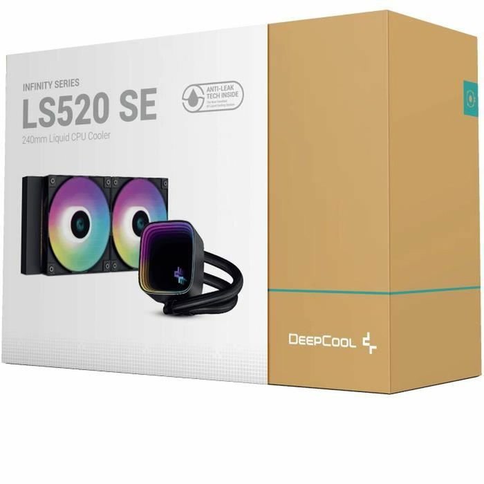 Deepcool LS520 SE Kit de refroidissement liquide AIO 2x120mm ARGB Noir Métallique Deepcool LS520 SE Kit de refroidissement liquide AIO 2x120mm ARGB Noir Métallique