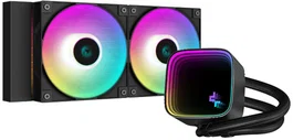 Deepcool LS520 SE Kit de refroidissement liquide AIO 2x120mm ARGB Noir Métallique