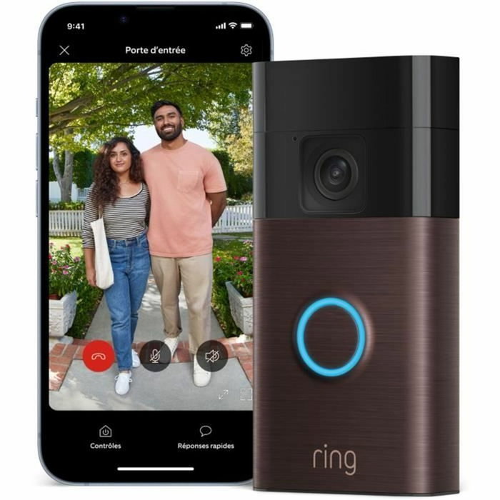 Ring Automotive Interphone Vidéo Intelligent Marron