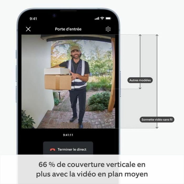 Ring Automotive Interphone Vidéo Intelligent Marron