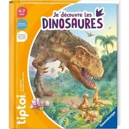 Ravensburger - tiptoi Livre interactif éducatif sans écran - Je découvre les dinosaures - 13099013 - Pour enfant à partir de 4 ans