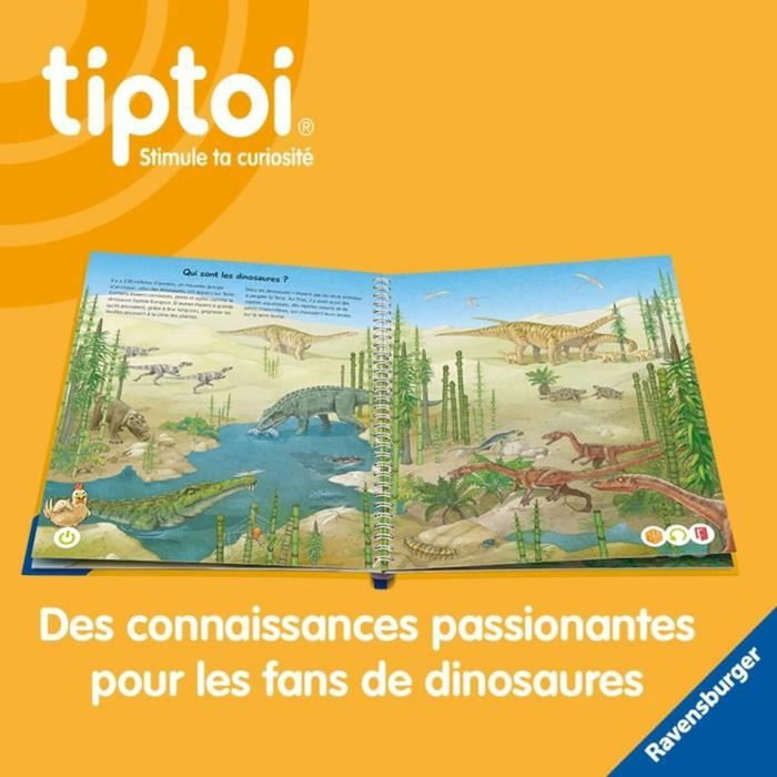 Ravensburger Livre interactif tiptoi Je découvre les dinosaures
