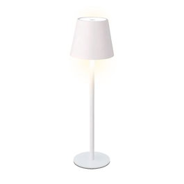 Lumineo Lampe LED de table rechargeable blanc 27 cm