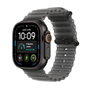 Apple Watch Ultra 4 GPS + Cellular 49 mm Titane Noir avec Bracelet Ocean Noir Translucide