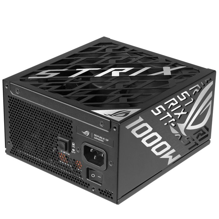 Asus ROG Strix Alimentation PC Gaming 1000W Platinum (ATX 3.1, PCIe 5.0, 80 Plus Platinum, GaN MOSFET, 0dB, Technologie GPU-First, Certifié Cybenetics Lambda A+, Garantie 10 ans)