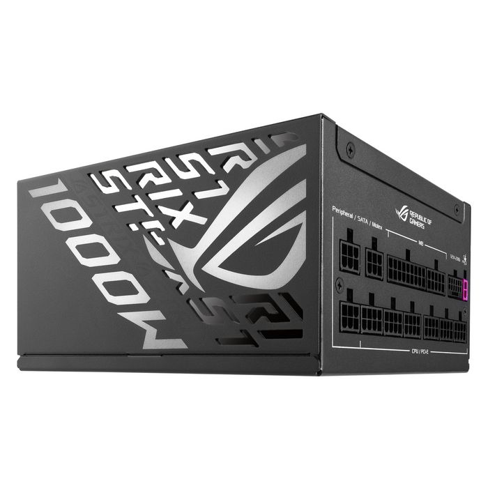Asus ROG Strix Alimentation PC Gaming 1000W Platinum (ATX 3.1, PCIe 5.0, 80 Plus Platinum, GaN MOSFET, 0dB, Technologie GPU-First, Certifié Cybenetics Lambda A+, Garantie 10 ans)
