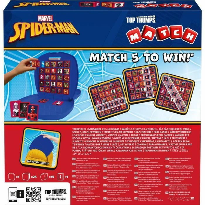 Winning Moves Match Spider-Man - Jeu de société Rouge
