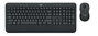 Logitech MK545 Souris et Clavier Sans Fil avec Unifying Receiver - Pavé Complet AZERTY Français et Souris M510 avec Laser, Bluetooth, USB, 10 mètres de Portée