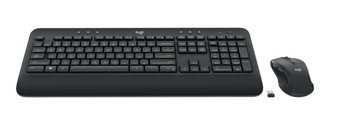 Logitech MK545 Souris et Clavier Sans Fil avec Unifying Receiver - Pavé Complet AZERTY Français et Souris M510 avec Laser, Bluetooth, USB, 10 mètres de Portée