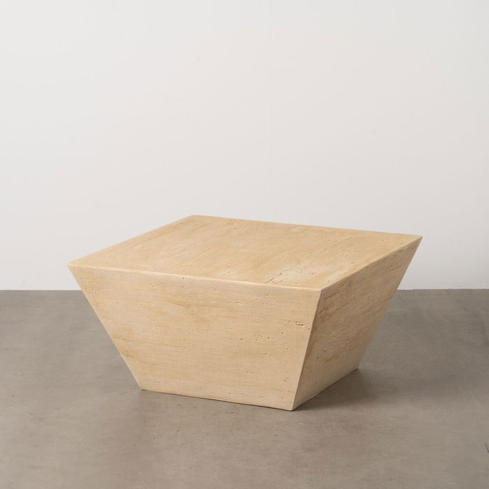 Table Basse Beige 80 x 80 x 40 cm