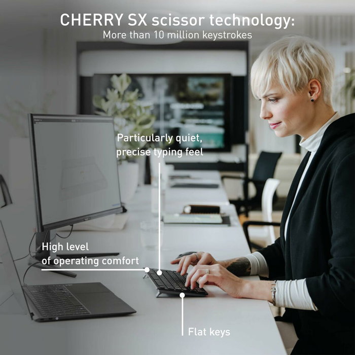 Cherry KW 9200 MINI Clavier compact Noir