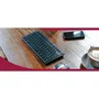 Cherry KW 9200 MINI - Clavier sans fil compact rechargeable - Connexion 2.4 GHz, Bluetooth 5.0 et filaire USB - Noir