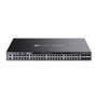 TP-Link SG6654XHP Switch Gestionable L3 Omada 48 Ports PoE+ Gigabit Stackable 6 Slots 10G SFP+ 1440W