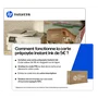 HP Instant Ink - Carte prépayée et abonnement d'encre originale, livraison automatique d'encre HP, recyclage gratuit, économies jusqu'à 70 %